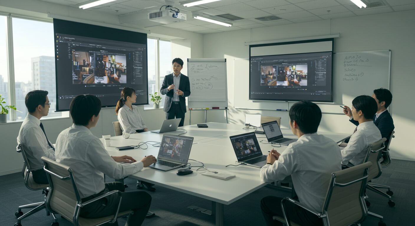 AI映像内製化支援のイメージ